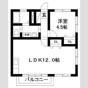 ファーストオリーブハイツ 間取り図