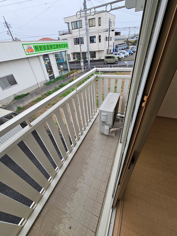 ジュネスなかじまF ベランダ
