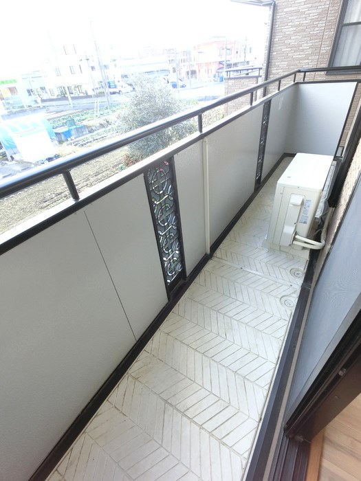 ジュネスなかじまF ベランダ