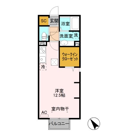 ミラマール 間取り図