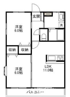 カーサ・デランゴロ 間取り図