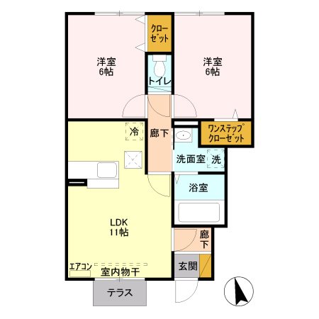 フローレス 間取り図