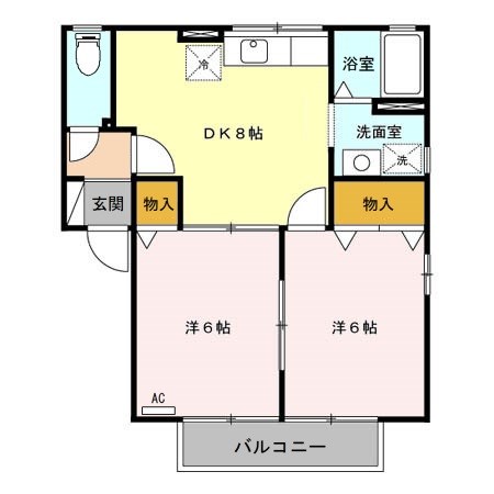 ミルキーウェイ 間取り図