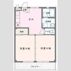 第五大島マンション 間取り図