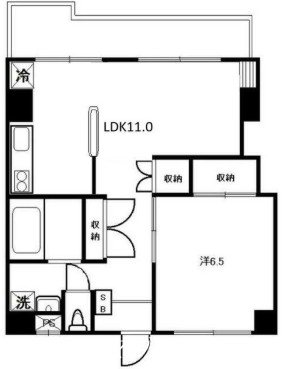 けやきヒルズ西片貝 間取り図