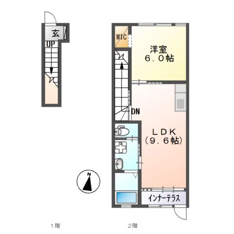 ヴィラ・ソレイユ　Ｂ 間取り図