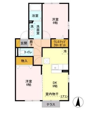 ファミールK・ＳⅡ 間取り図