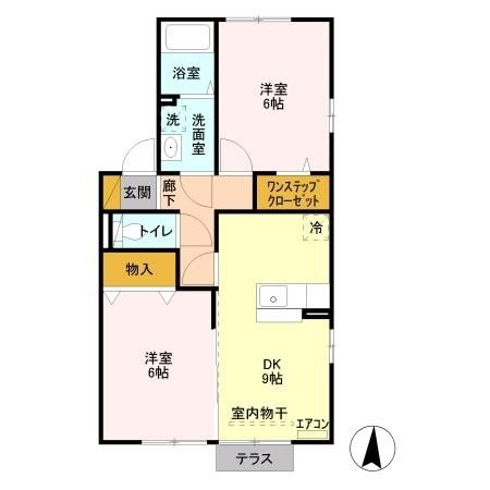 ファミールK・ＳⅡ 間取り図