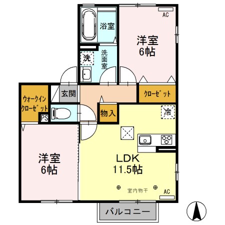 グランノワール 間取り図