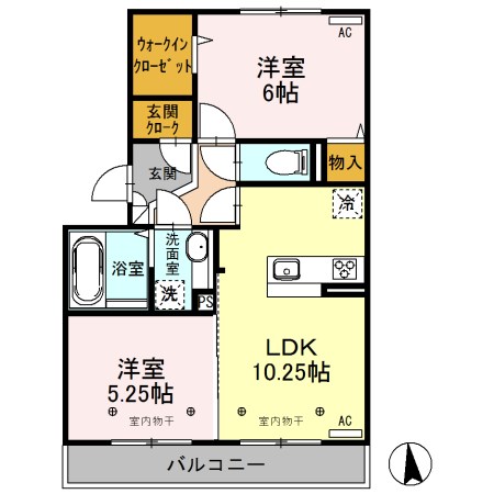 ボヌールメゾン 間取り図