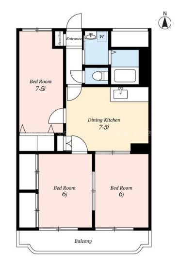 キャトルセゾン 間取り図