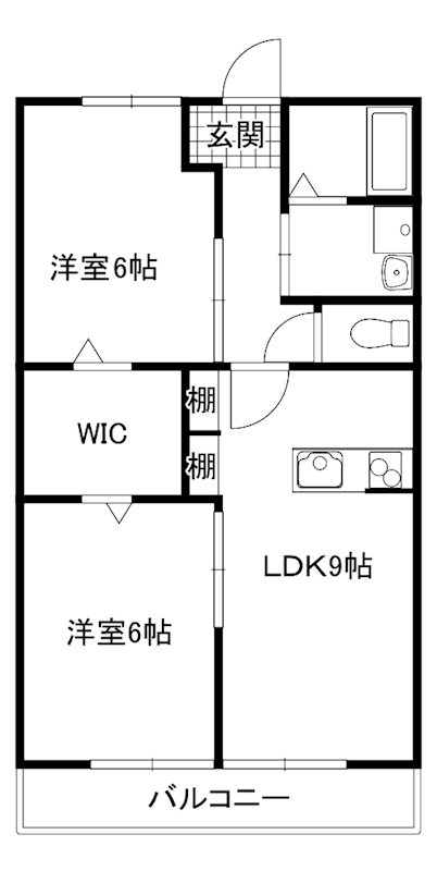 ピアーチェ・ヴォーレ 間取り図