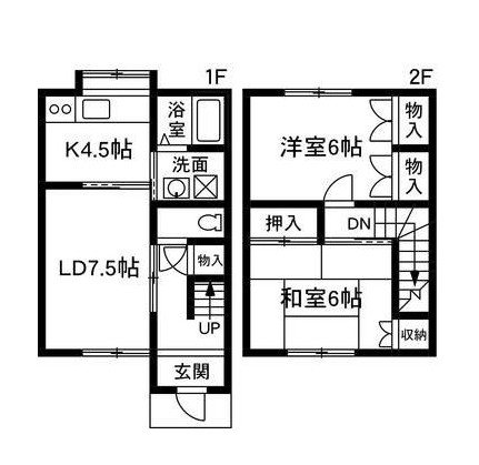 六本木ハイツ 間取り図
