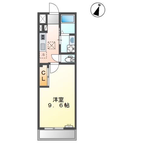ヴィラ・ソレイユ　Ａ　 間取り図