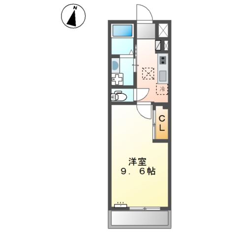 ヴィラ・ソレイユ　Ａ　 間取り図