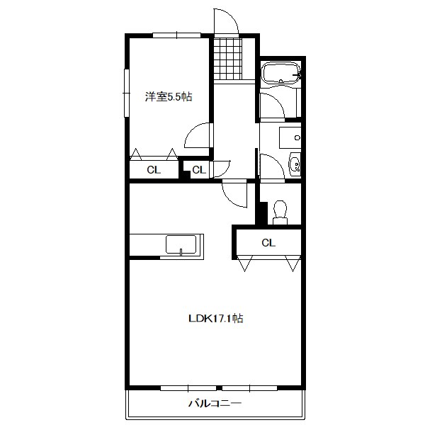 前橋光マンション 間取り図