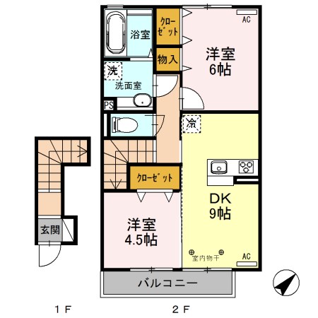 ウィステリアイズミ 間取り図