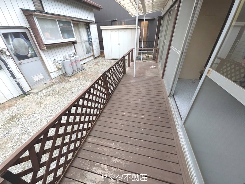 関口貸家 ベランダ