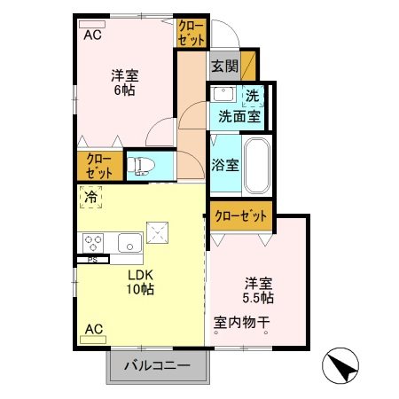 ワイ・ヴィクトワール　 間取り図
