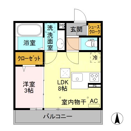 KASANCHI中泉 間取り図