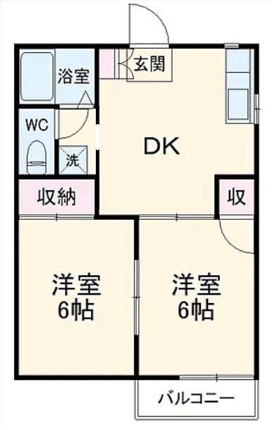 エステートなかざとC 間取り図