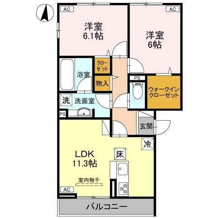 ＥＩＪＵ ＨＯＵＳＥ ２ 間取り図