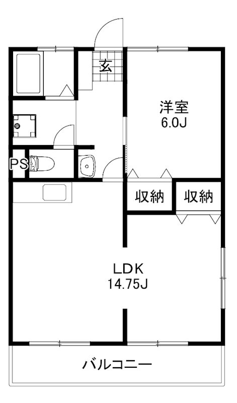 ロビンソンハイツ八千代 間取り図