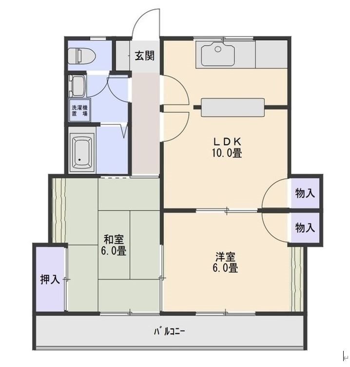 Ｇ.ｆｌａｔ　Ｉｓｈｉｈａｒａ 間取り図