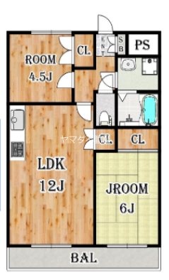 リアライズ前橋中央 間取り図