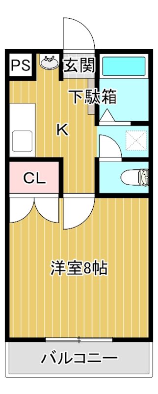 ゆあーずホーム剣崎 間取り図