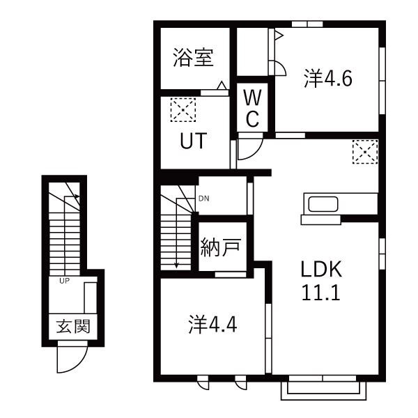 メゾン ド ルミナス 間取り図