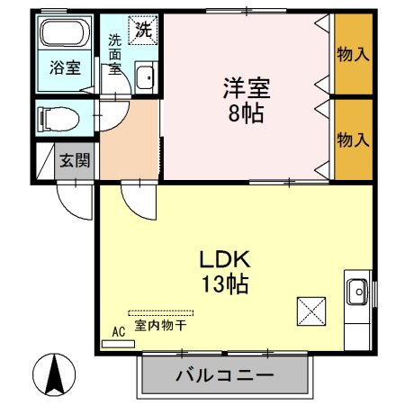 アビイロード　2 間取り図