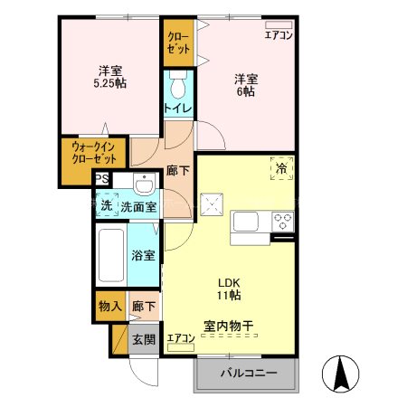 クラーレY 間取り図