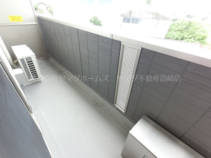 シュシュポルト ベランダ