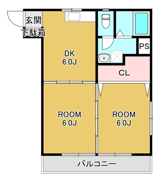 高崎マンション 間取り図