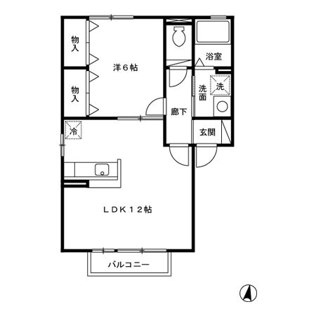ピュール 間取り図
