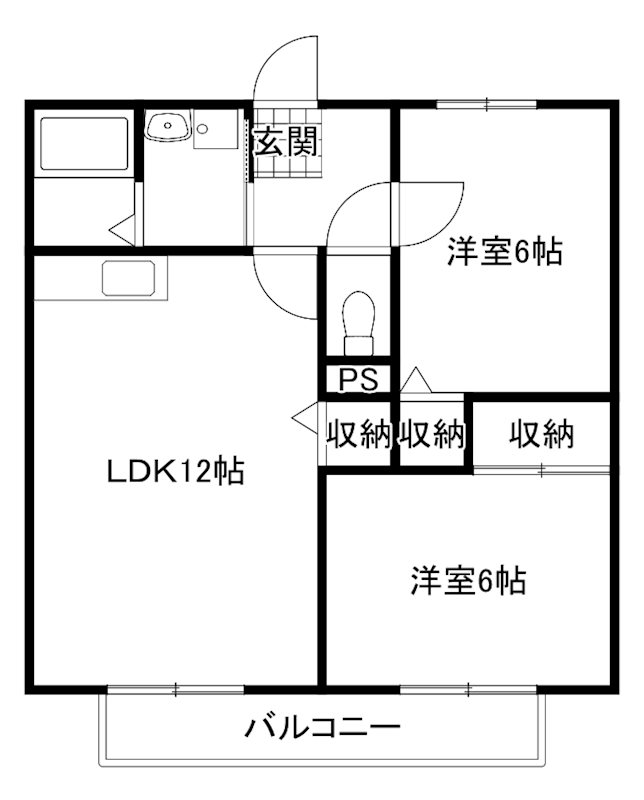 オークスビュー 間取り図