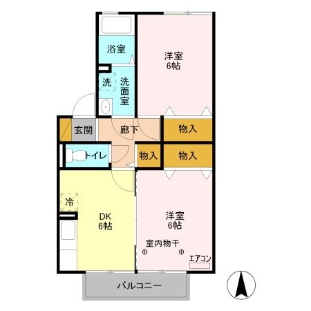 ファ・ミ・グランドA 間取り図