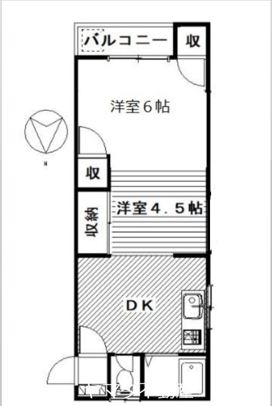 ハイツリッチ前橋 間取り図