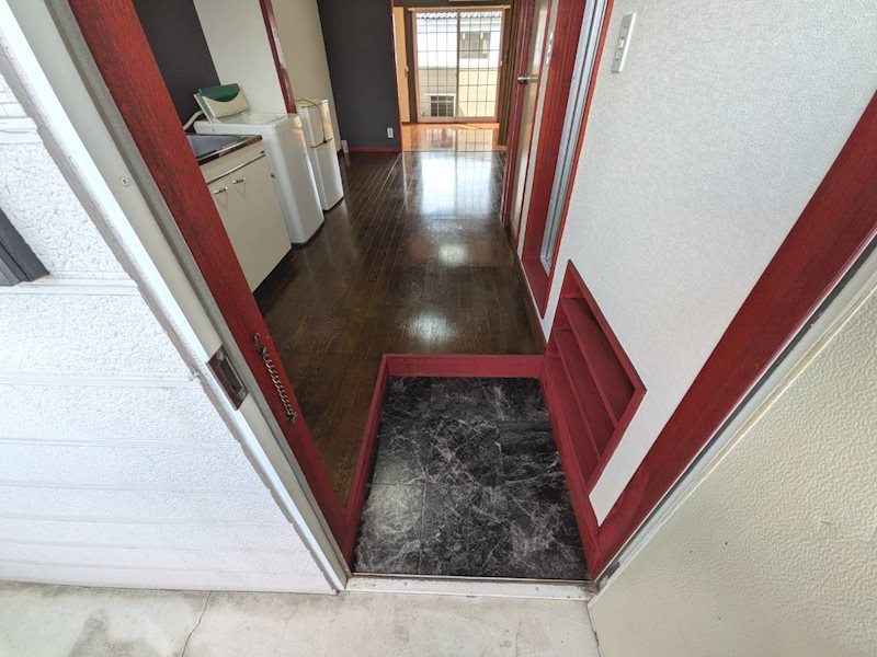 ハイツリッチ前橋 玄関