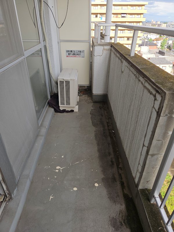 サンシティ前橋 ベランダ