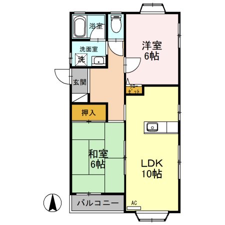 パークサイド  間取り図