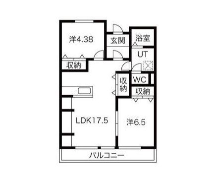 あさひレジデンス大友 間取り図