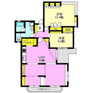 城東ハイツ 間取り図