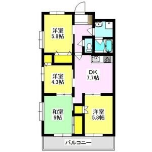 オ―ネストマンション 間取り図