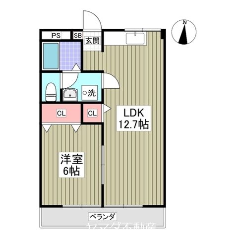 第二サンライフ大嶋 間取り図
