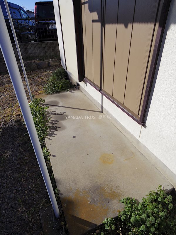 金古町貸家 ベランダ