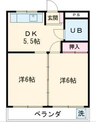 塚田ハイツ 間取り図