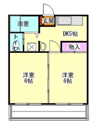 塚田ハイツ 間取り図