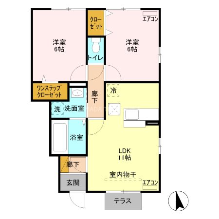 セトルガーデン 間取り図